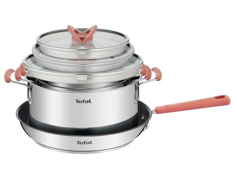 Jogo de Panelas Tefal Inox Fundo Triplo 4 Peças Opti'Space - 15