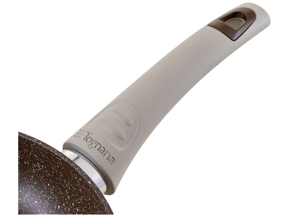 Jogo de Panelas Tognana Antiaderente de Alumínio Marrom 5 Peças Perolado - 10