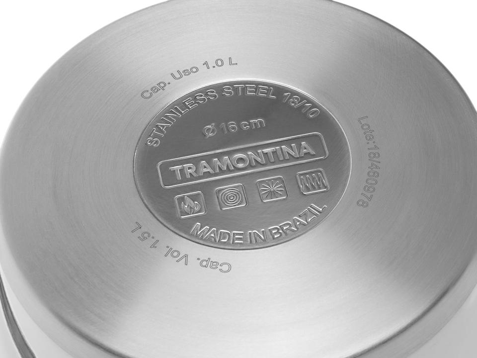 Jogo de Panelas Tramontina Allegra 65660220 Inox - 8