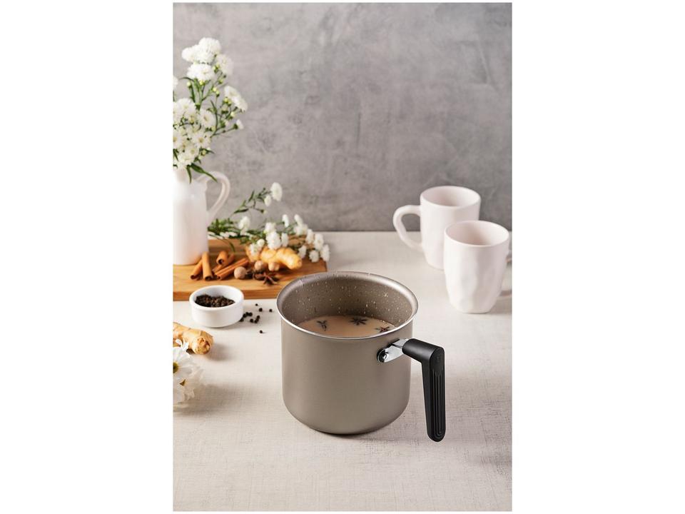 Jogo de Panelas Tramontina Antiaderente de Alumínio Amêndoa Milazzo - 9