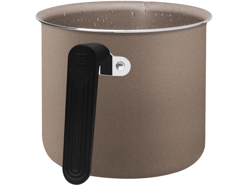 Jogo de Panelas Tramontina Antiaderente de Alumínio Amêndoa Milazzo - 26