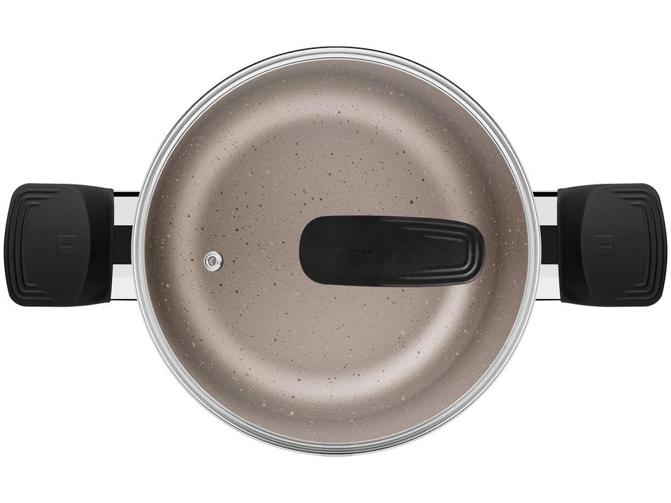 Jogo de Panelas Tramontina Antiaderente de Alumínio Amêndoa Milazzo - 17