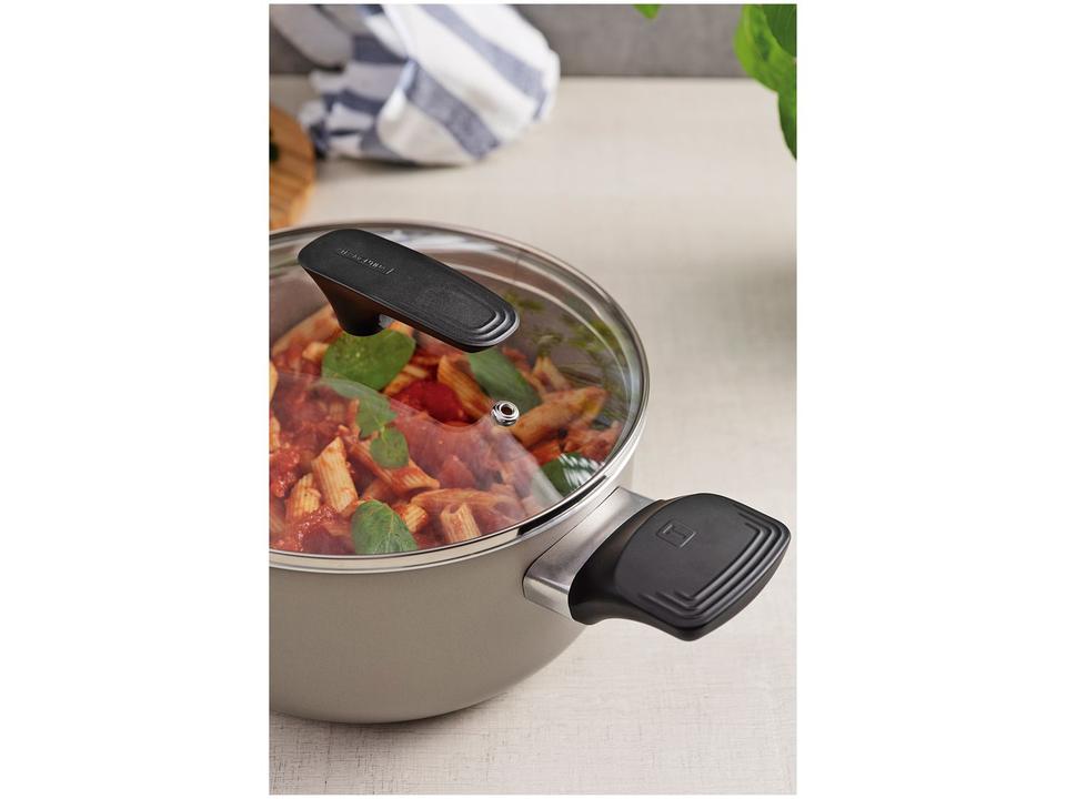 Jogo de Panelas Tramontina Antiaderente de Alumínio Amêndoa Milazzo - 5