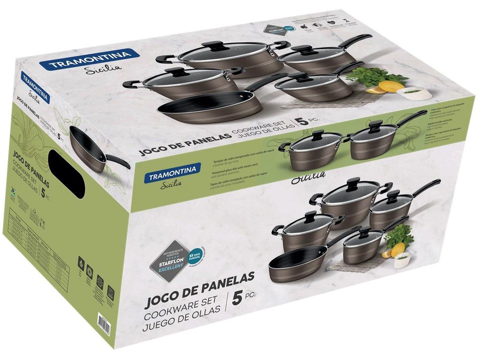 Jogo de Panelas Tramontina Antiaderente - 3
