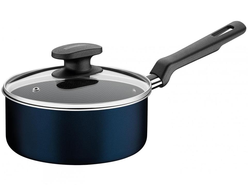 Jogo de Panelas Tramontina Antiaderente de Alumínio Azul 7 Peças Ravena - 6