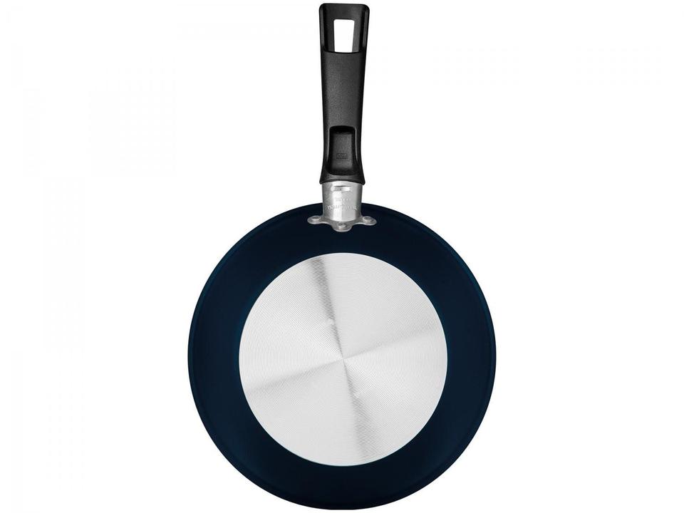 Jogo de Panelas Tramontina Antiaderente de Alumínio Azul 7 Peças Ravena - 10