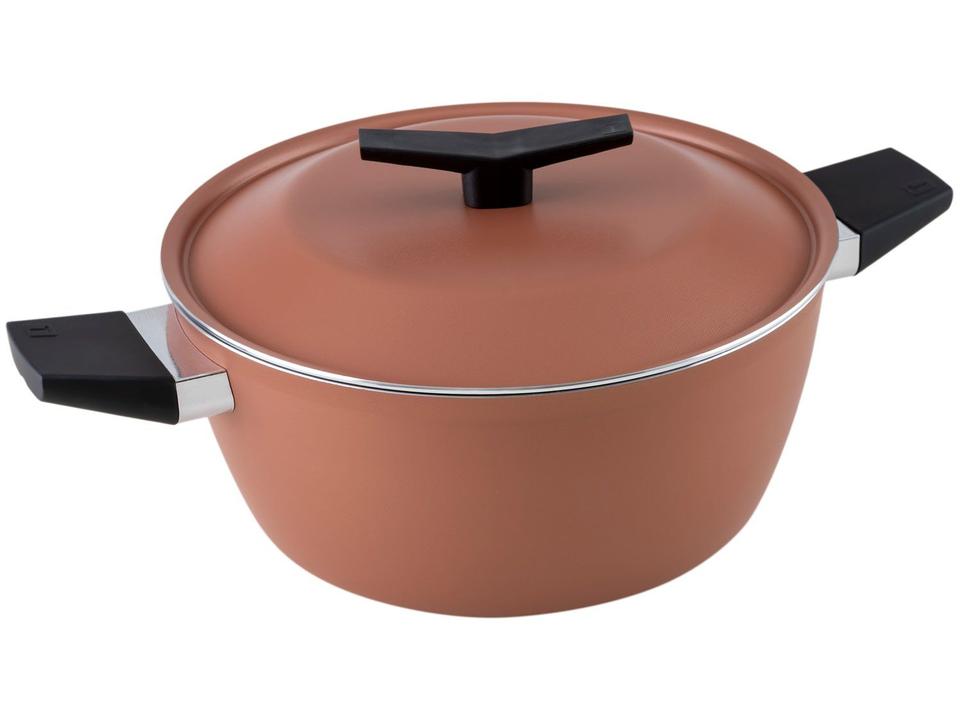 Jogo de Panelas Tramontina Antiaderente de Alumínio Coral 5 peças Spezia Excellent - 5