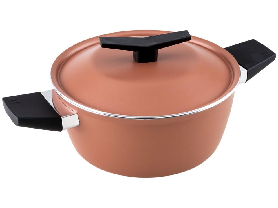 Jogo de Panelas Tramontina Antiaderente de Alumínio Coral 5 peças Spezia Excellent - 6