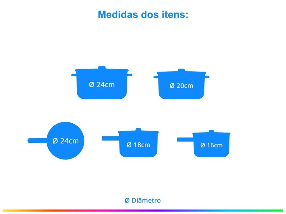 Jogo de Panelas Tramontina Antiaderente - 1