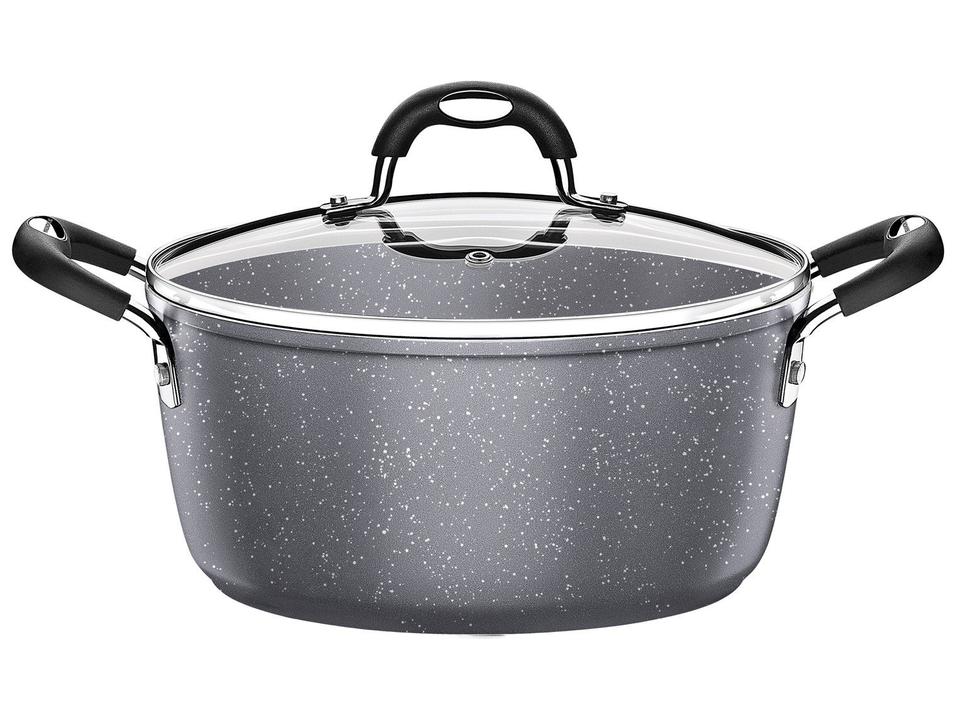 Jogo de Panelas Tramontina Antiaderente Starflon Premium Alumínio Cinza 5 Peças Mônaco - 3