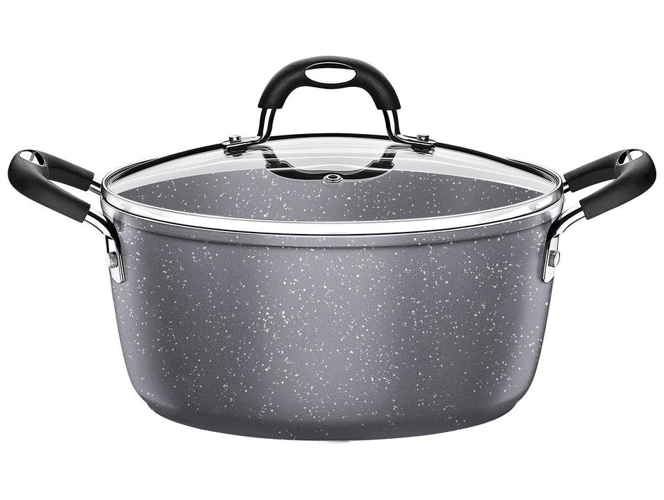 Jogo de Panelas Tramontina Antiaderente Starflon Premium Alumínio Cinza 5 Peças Mônaco - 4