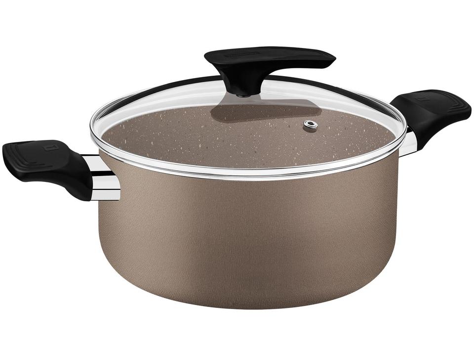 Jogo de Panelas Tramontina de Alumínio Amêndoa 5 Peças Milazzo - 5