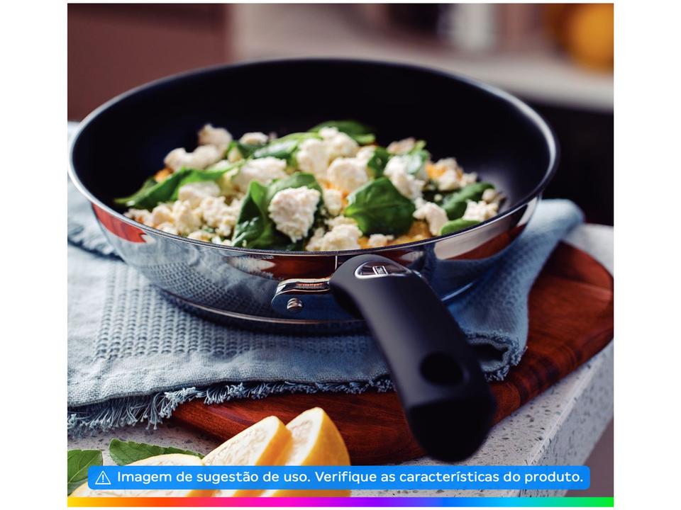 Jogo de Panelas Tramontina de Inox Prata 4 peças Solar - 6