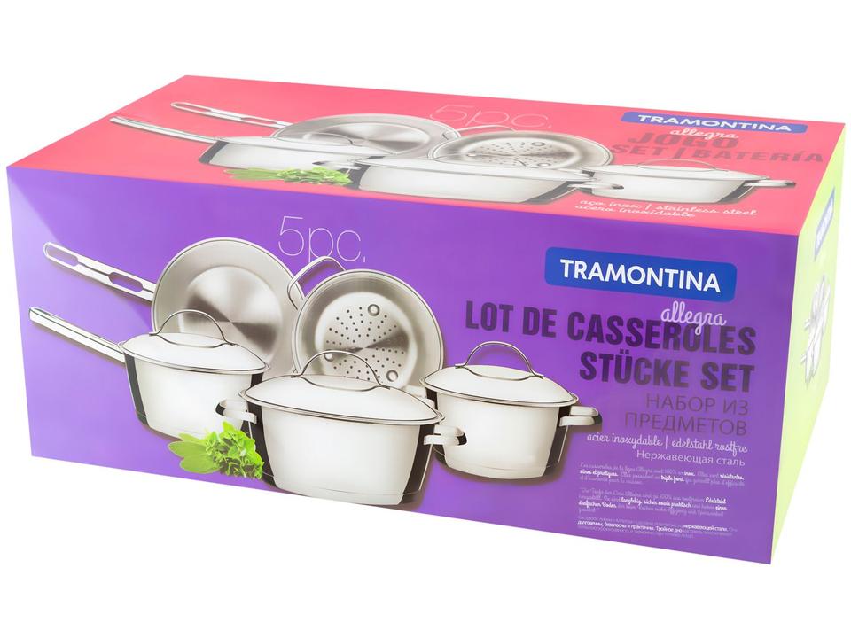 Jogo de Panelas Tramontina Inox 5 Peças - 11