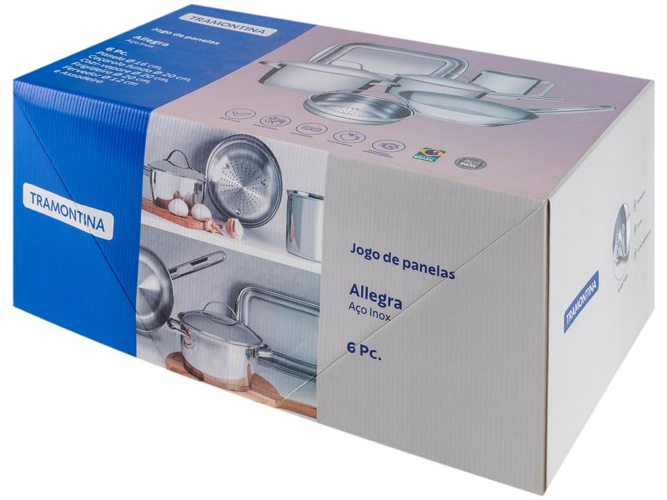 Jogo de Panelas Tramontina Inox 6 Peças 65660/283 Allegra - 14