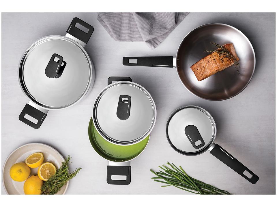 Jogo de Panelas Tramontina Inox - 2