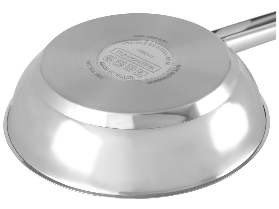 Jogo de Panelas Tramontina Inox Fundo Triplo - 11