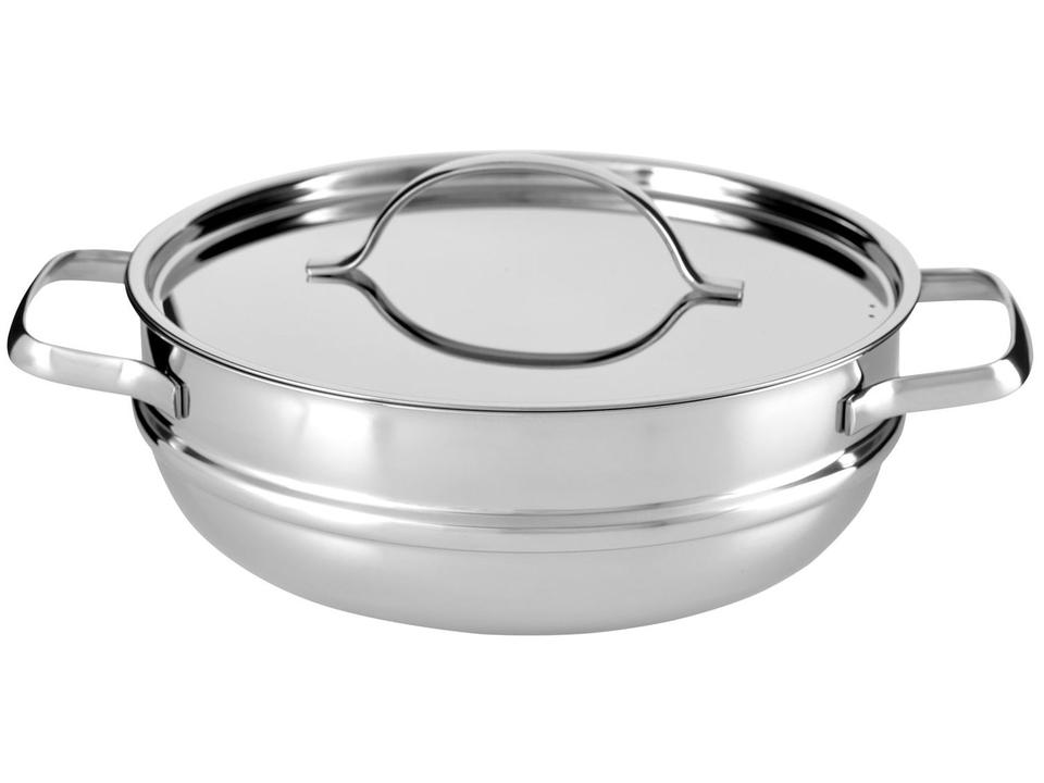 Jogo de Panelas Tramontina Inox Fundo Triplo - 8