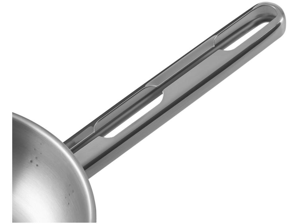 Jogo de Panelas Tramontina Inox Fundo Triplo 5 Peças Allegra - 10