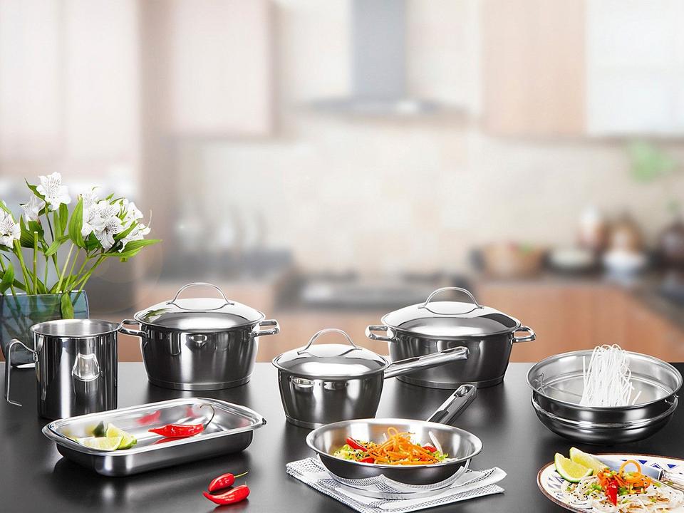 Jogo de Panelas Tramontina Inox Fundo Triplo - 2