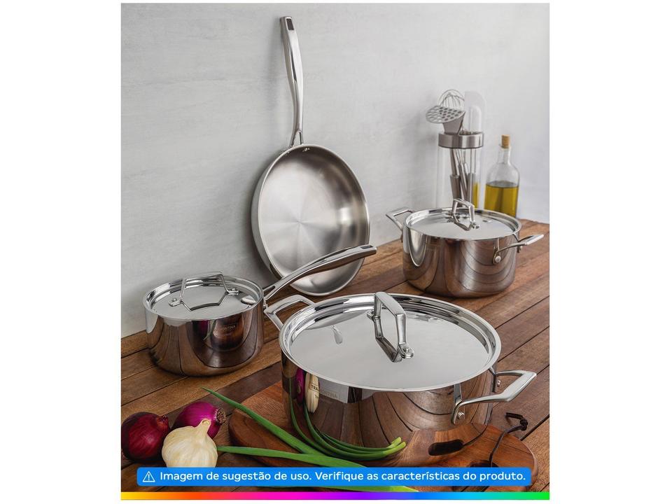 Jogo de Panelas Tramontina Inox Prata 4 Peças Grano - 2
