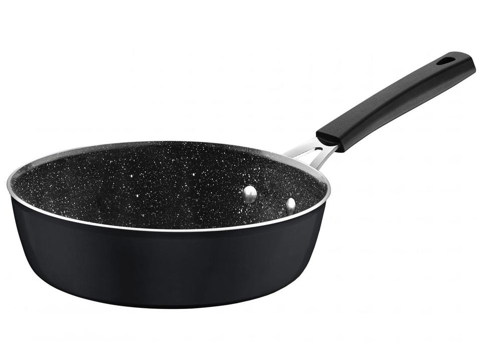 Jogo de Panelas Tramontina Revestimento Cerâmico de Alumínio Cinza 5 Peças Glenz - 5