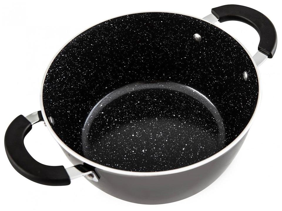 Jogo de Panelas Tramontina Revestimento Cerâmico de Alumínio Cinza 5 Peças Glenz - 9