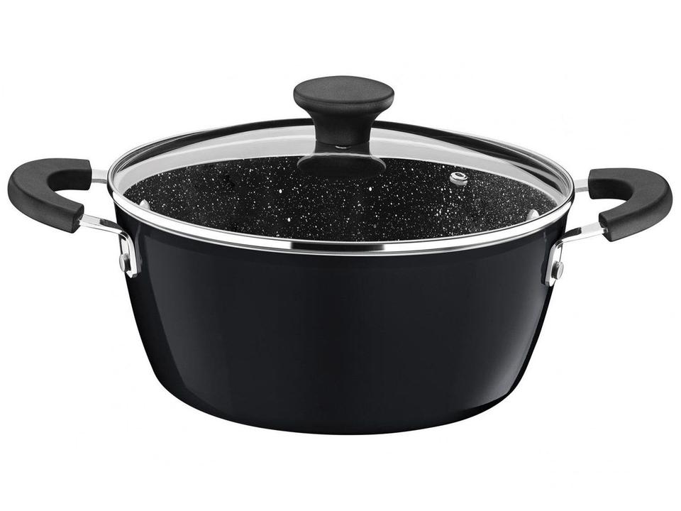 Jogo de Panelas Tramontina Revestimento Cerâmico de Alumínio Cinza 5 Peças Glenz - 4