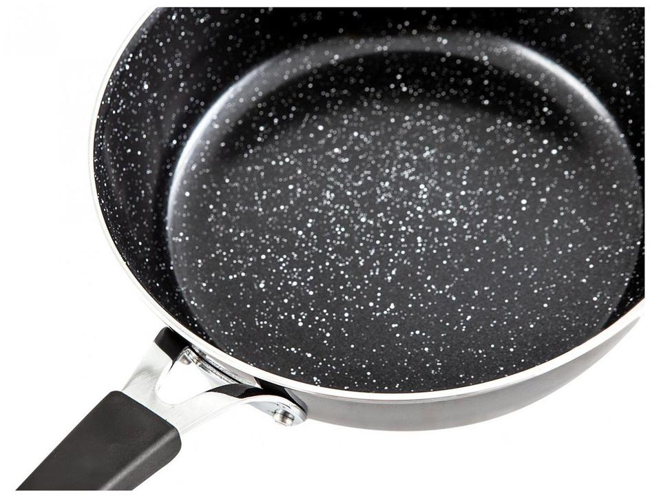 Jogo de Panelas Tramontina Revestimento Cerâmico de Alumínio Cinza 5 Peças Glenz - 11