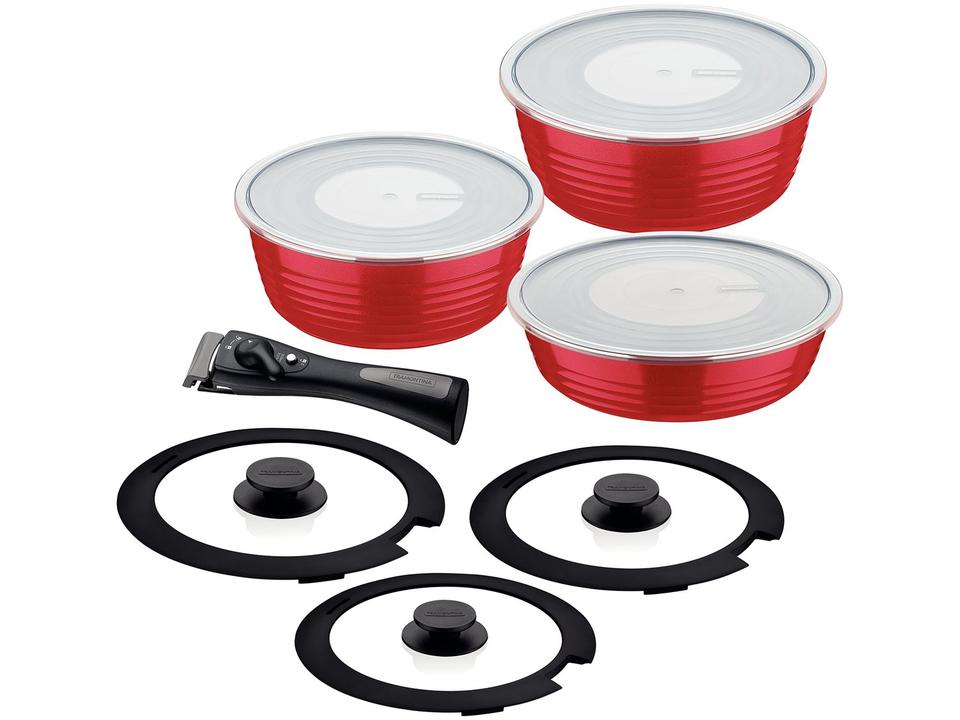 Jogo de Panelas Tramontina Revestimento Cerâmico - 9