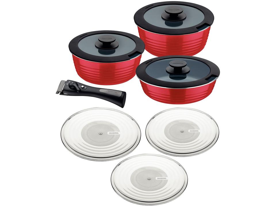 Jogo de Panelas Tramontina Revestimento Cerâmico - 10