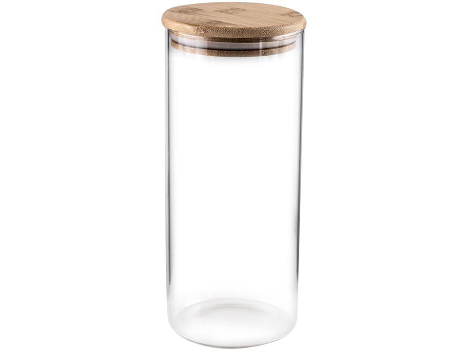 Jogo de Porta-Mantimentos de Vidro Redondo Nell Bamboo 7 Peças - 4
