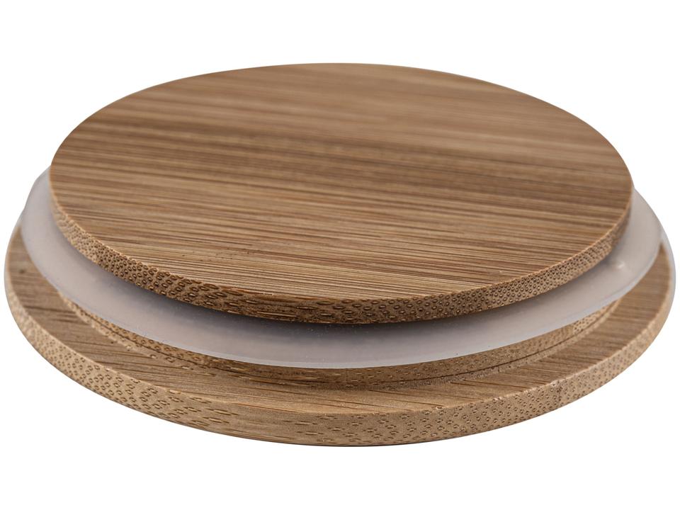 Jogo de Porta-Mantimentos de Vidro Redondo Nell Bamboo 7 Peças - 13