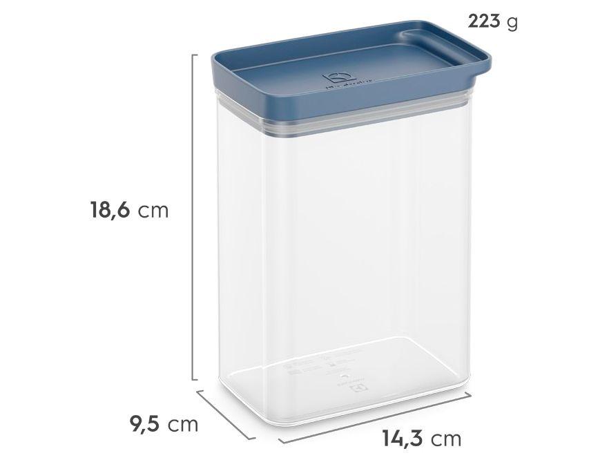 Jogo de Porta-Mantimentos Herméticos Retangulares Electrolux Experience 6 Peças - 6