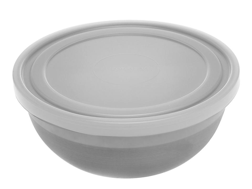 Jogo de Potes de Inox Tramontina com Tampa Redondo Freezinox 3 Peças - 5