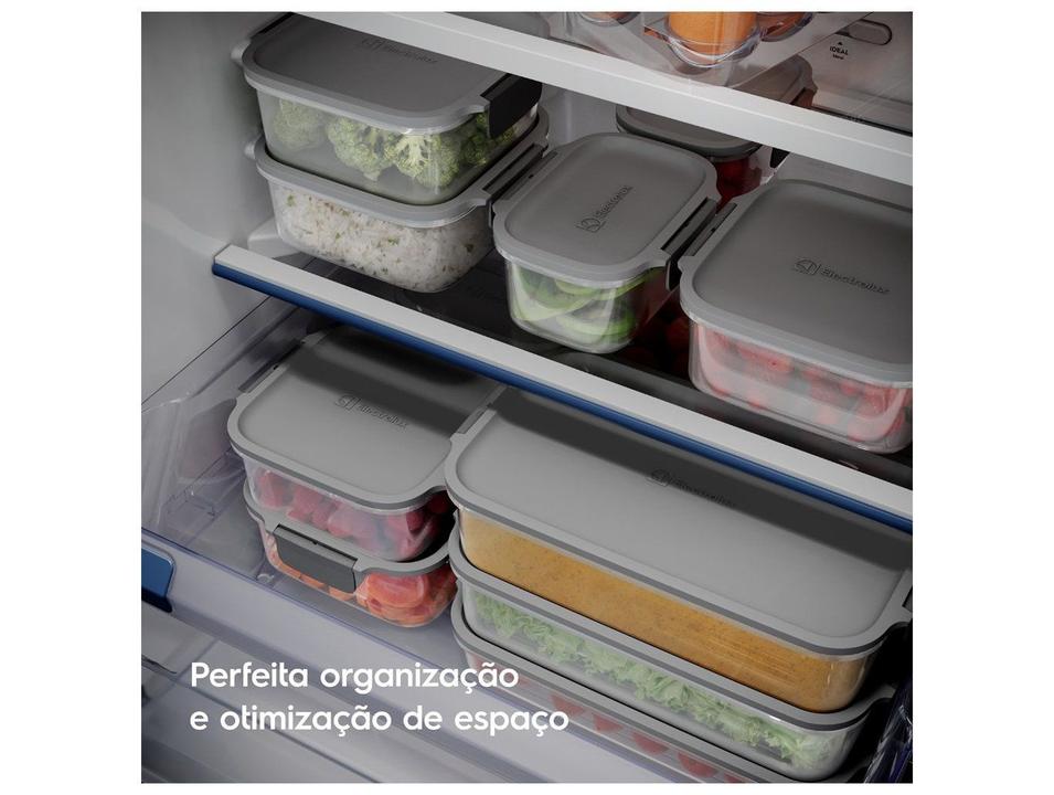 Jogo de Potes de Plástico Hermético Electrolux Retangular Experience 10 Peças - 1