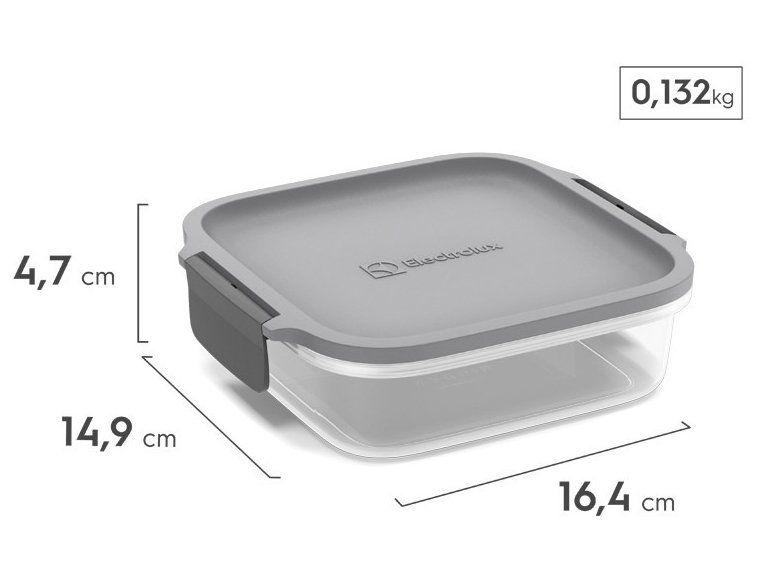 Jogo de Potes de Plástico Hermético Electrolux Retangular Experience 3 Unidades - 8