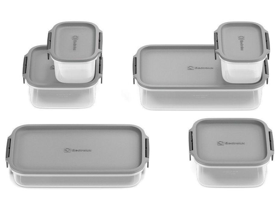 Jogo de Potes de Plástico Hermético Electrolux Retangular Experience 6 Peças - 7
