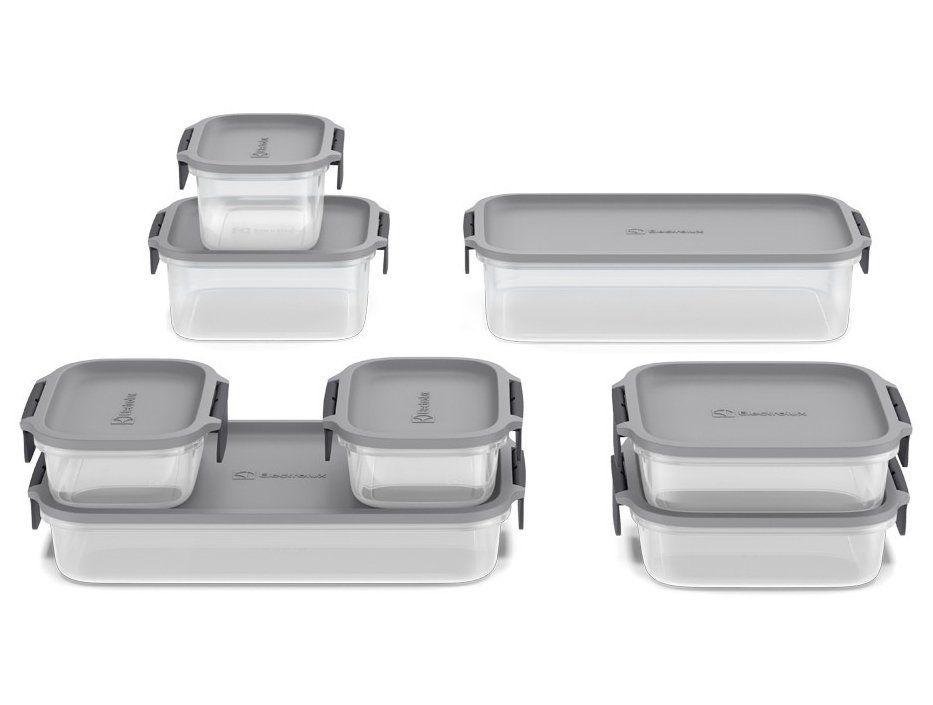 Jogo de Potes de Plástico Hermético Electrolux Retangular Experience 8 Unidades - 5