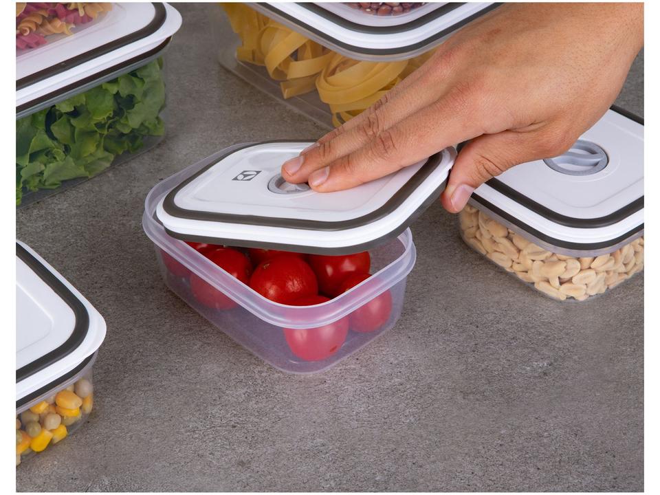 Jogo de Potes de Plástico Herméticos Electrolux - 8