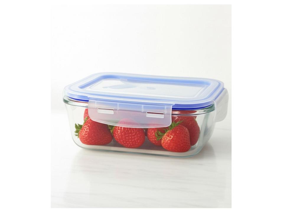 Jogo de Potes de Vidro Brinox com Tampa Retangular Lock & Stock 640ml 10 Peças - 2