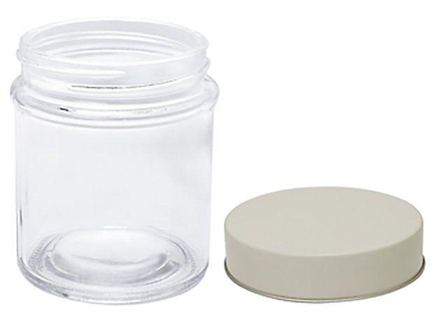 Jogo de Potes de Vidro Hauskraft com Tampa Redondo 350ml Malone 3 Peças - 1