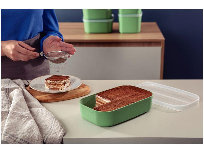 Jogo de Potes Hermético Tramontina com Tampa Mixcolor 7 Peças - 9