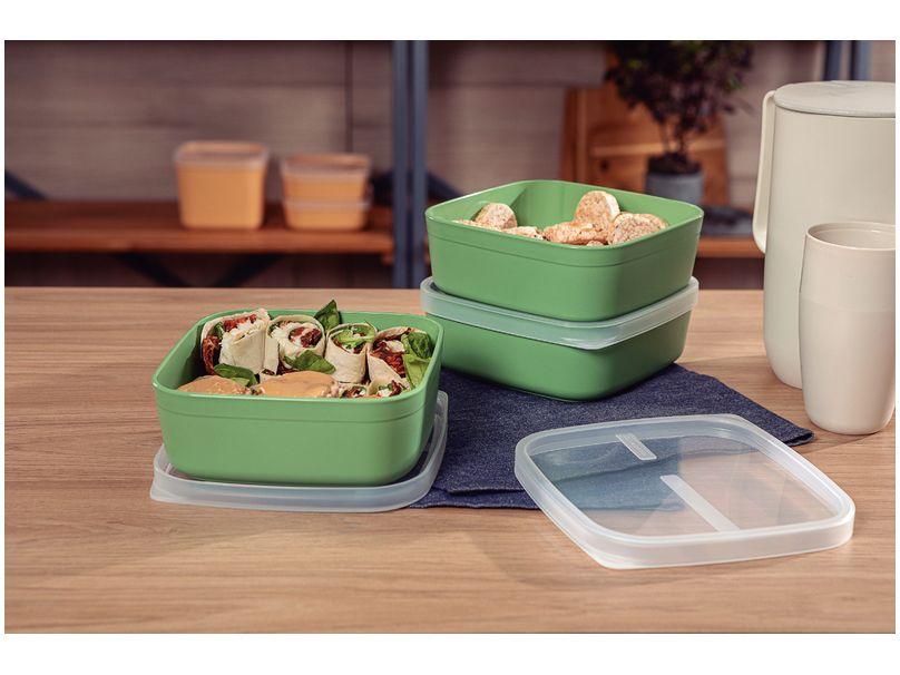 Jogo de Potes Hermético Tramontina com Tampa Mixcolor 7 Peças - 13