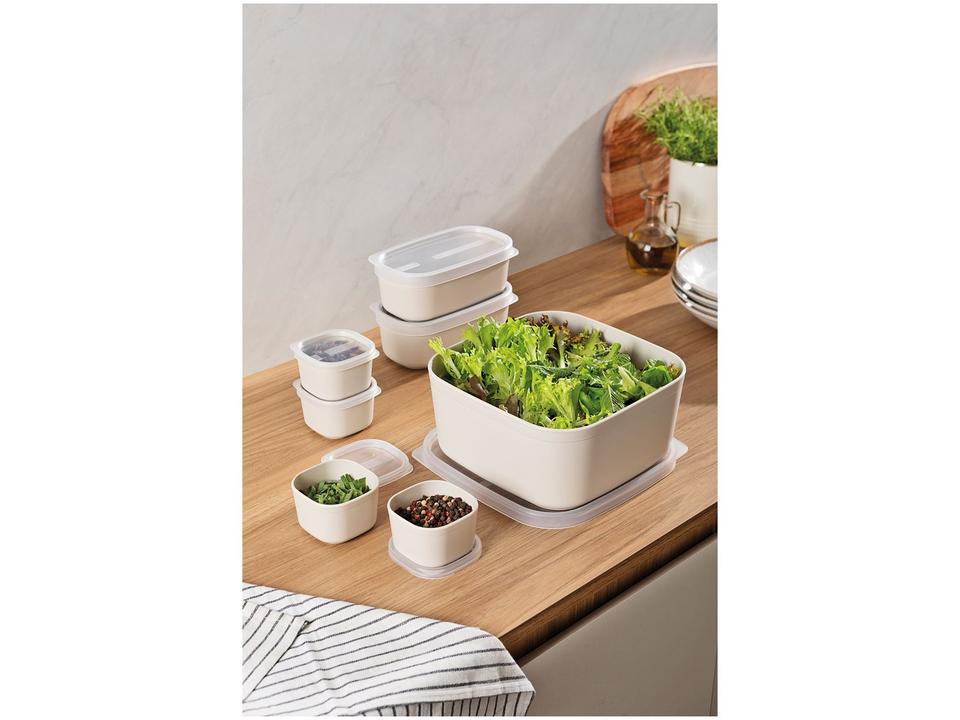 Jogo de Potes Herméticos Tramontina com Tampa MixColor 7 Peças - 1