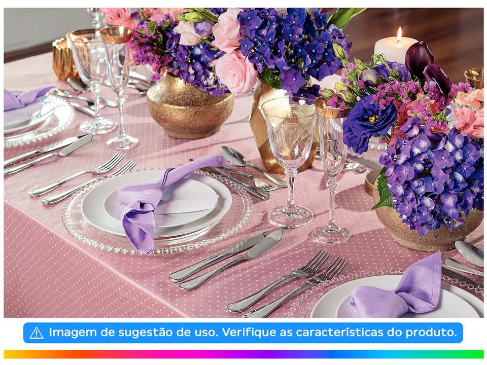 Jogo de Pratos Redondo de Porcelana Branco - 4