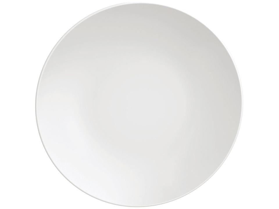 Jogo de Pratos Redondo de Porcelana Branco - 1