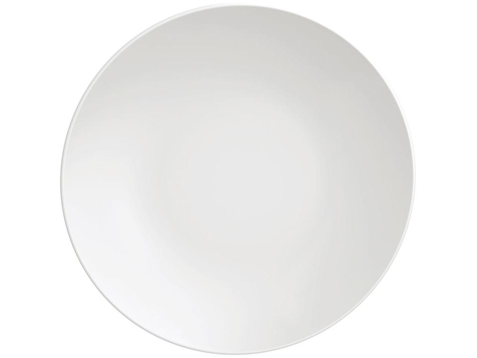 Jogo de Pratos Redondo de Porcelana Branco - 1