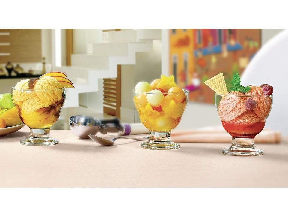 Jogo de Sobremesa Vidro 3 Peças Nadir Samba - 1