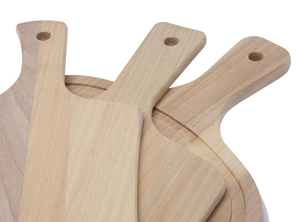 Jogo de Tábuas de Corte de Madeira - 5